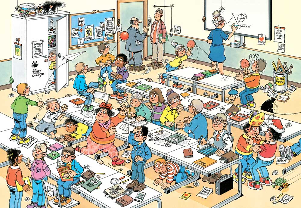 The Classroom (Het Klaslokaal) - Jan van Haasteren puzzels